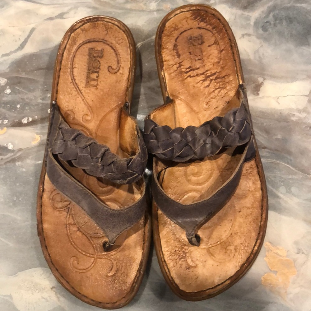 Born leather sandals